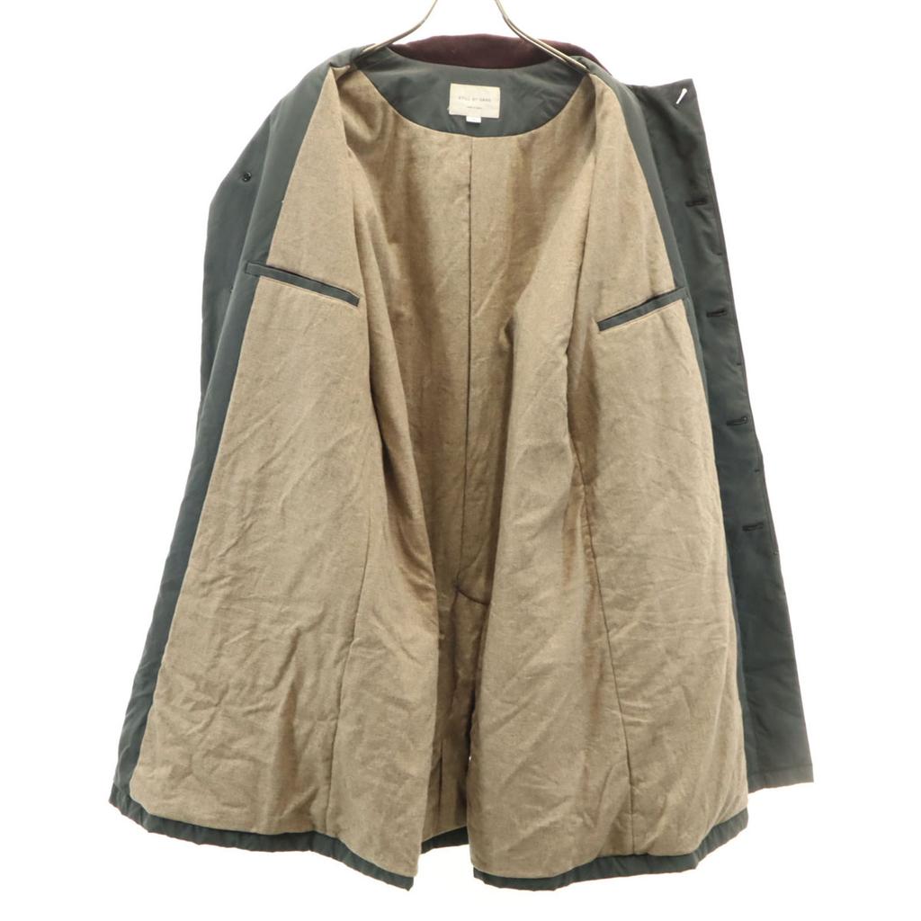 STILL BY HAND сделано в Японии Пальто на ватине 4R хаки Мужское Б/У