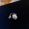 Opening Adjustable Pearl Ring Imitation Pearl Korean Pearl Ring Luxury Pearl Open Rings  Wedding