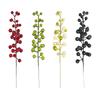 Artificial Berry Stem Lifelike Exquisite Simulation Berry Branch for Home Party Decoration Green
