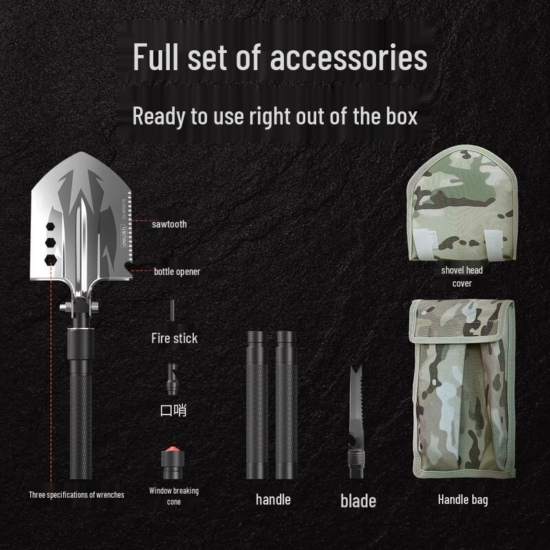 Deli Multi-Function Folding Entrenching Shovel