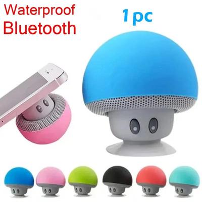 Новый милый мини-гриб, беспроводной Bluetooth-динамик, портативный стерео сабвуфер, музыкальный плеер, мобильный телефон