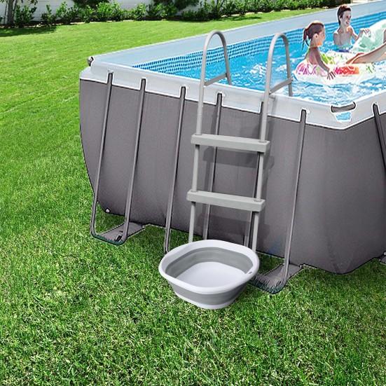 Складная раковина, пластиковая портативная раковина для бассейна, ванна для ног, кухонная раковина для мытья фруктов и овощей