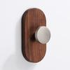Wood Black Walnut Hook Modern Minimalist Coat Hook Closet Hanger Towel Hook Wall Organizer Hook Decorative For Home Kitchen