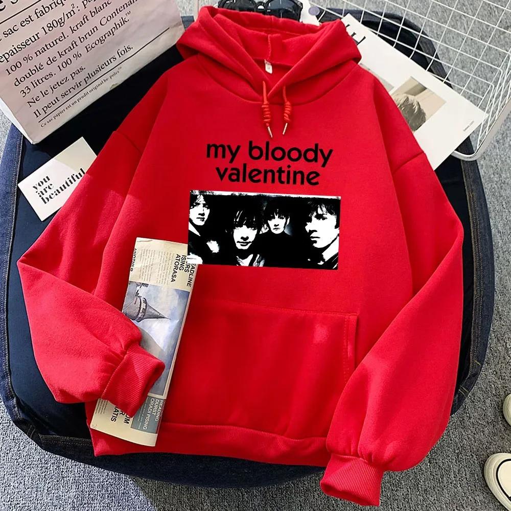 Rock Band My Bloody Valentine Hoodies Ropa De Mujer Sudaderas Soft Hooded Sweatshirts Long Sleeve Fall Winter Pullovers Clothing