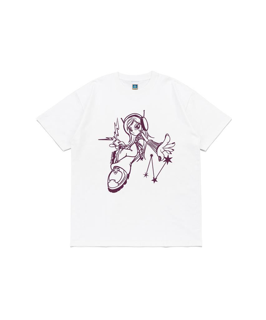 NET SOCIAL CLUB Cyber Girl Tee (White)