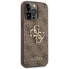 Etui Do Iphone 14 Pro Guess 4G Big Metal Logo Brązowy