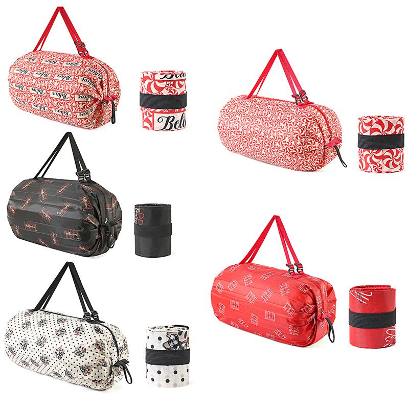 1 шт. сумка-тоут, многоразовая сумка для покупок, экологичная, для путешествий, продуктов, портативная, большая вместимость, складная, на одно плечо