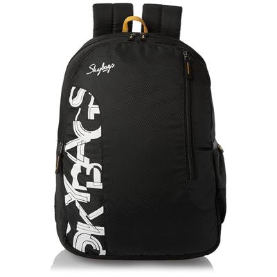 Черный повседневный стандартный рюкзак Skybags Brat One Size, длина 46 см