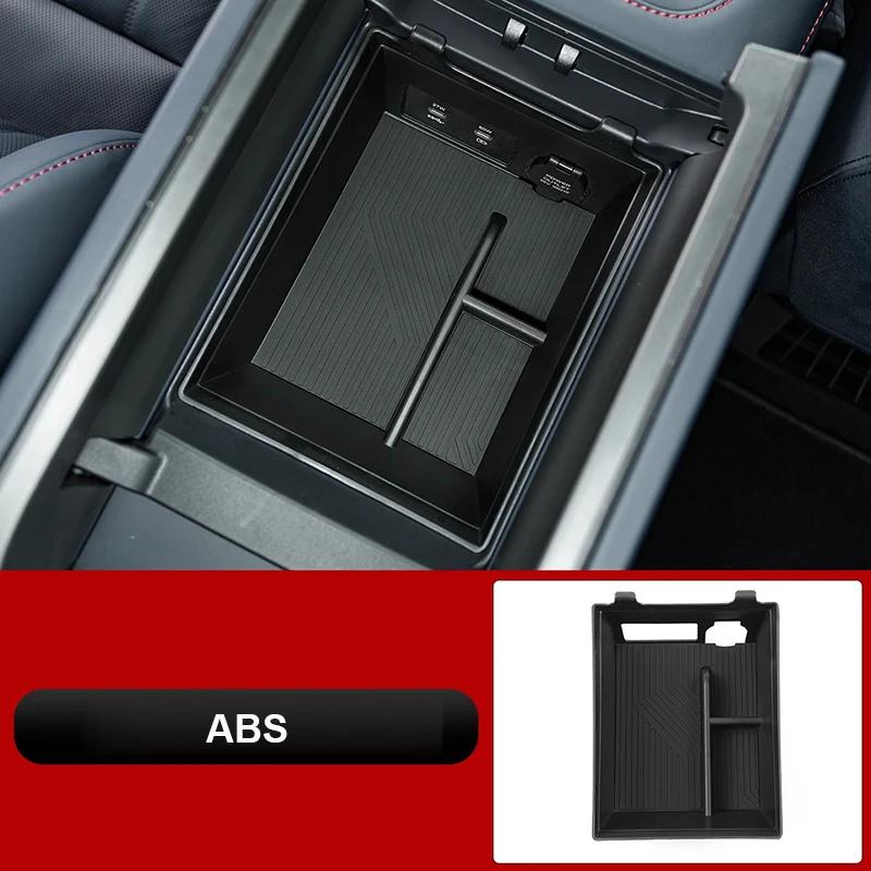 ABS/Flocking Car Center Console Organizer Armrest Storage Box Tray Container Pallet for ZEEKR 001 2026 Interior Accessories