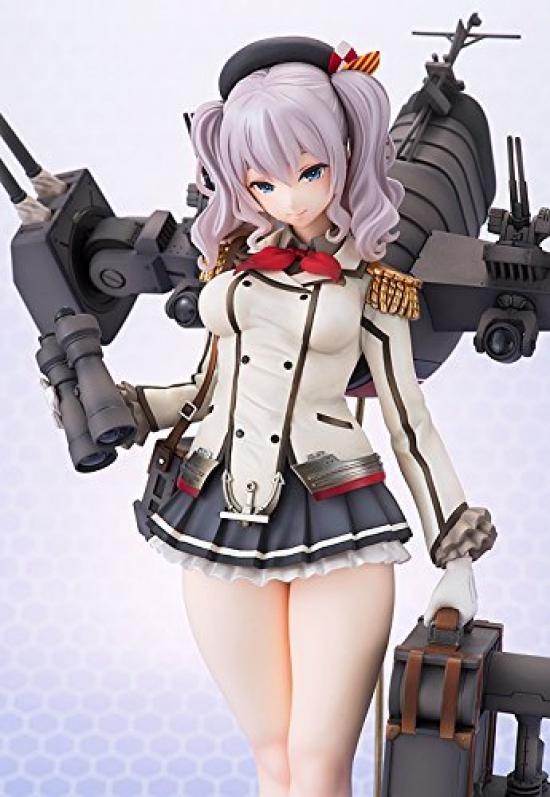 Kantai Collection Касима Стандартное издание Масштабная Полная Фигурка в выпусках Monthly Hobby за август и сентябрь 2017 года, доступная по почте
