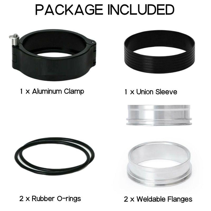 High Quality 5" Exhaust V-band Clamp Quick Release HD Clamp For 127mm Radiator Hose Wastegate Flanges Turbo Dump Pipe