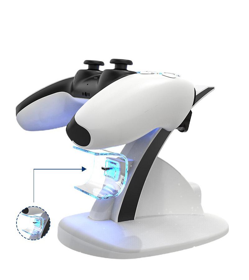 For PS5 Controller Type-C Dual Sense Charging Station Dual Charging Dock Charger Stand for PlayStation 5 Accessories