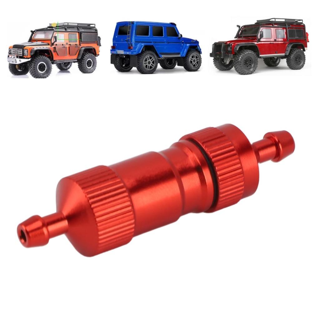 2 Pcs RC Accessories RC Fuel Filter Metal RC Oil Fuel Filter Durable Fuel Filter RC Car