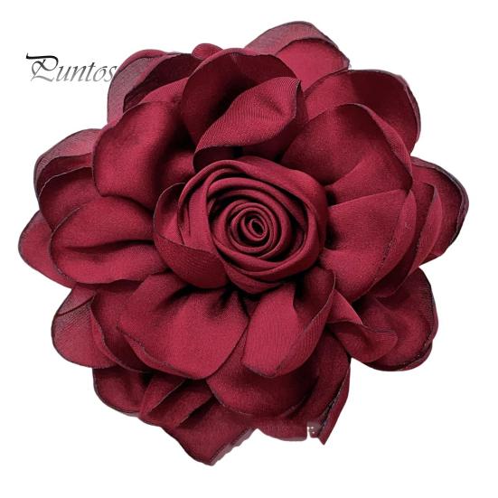 10 см розовая ткань цветок аксессуар женский универсальный корсаж заколка для волос костюм с лацканами одежда сумки DIY корсаж