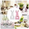 Easter Bunny Silicone Mold Hollow Love DIY Candle Casting Mold Non-Stick DIY  Easy To Release Casting Art Crafts Decoration