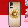 Beautiful Yellow Sunflower Case For Xiaomi Redmi Note 14 13 12 11 10 15 Pro Plus Redmi 15 C 13C 10C 12C 14C Soft Cover