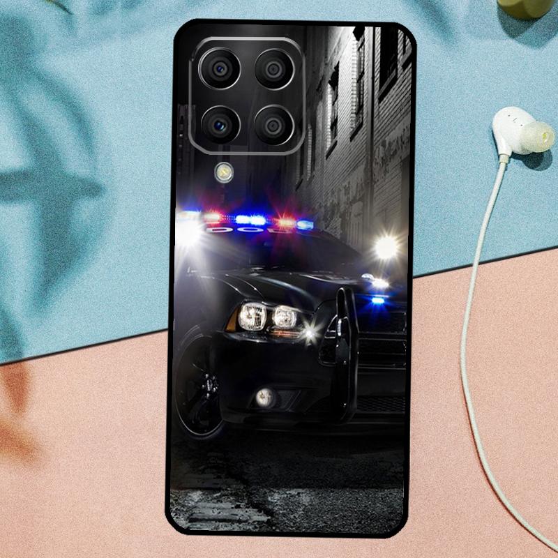 Полицейские Машины Свет Ночью Для Samsung Galaxy M21 M31 M11 M13 M33 M53 M16 M06 M12 M14 M15 M35 M55 M34 M54 M32 M52 Чехол