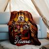 Personalized Custom Name Blanket - Cookie Run Print Design,Blanket for Sofa,Bed,Travel,Camping - Soft and Warm, Great Gift