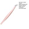 Eyelash Tweezers Stainless Steel 3D Accurate Clip Lash Extensions Supplies Tool Efficient Eyelashes Tweezers for Precise Application