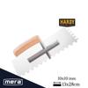 Stainless Steel Notched Trowel 10X10Mm 13 X 28 Cm Hardy