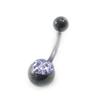 Les Trésors De Lily [I9485] - Purple 'Crystal' Body Piercing