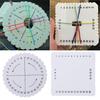 Round Square EVA Foam Braiding Disk 2pcs/set Handmade Crafts Plate for Beginners Starters Handwoven Crafts Support Tray