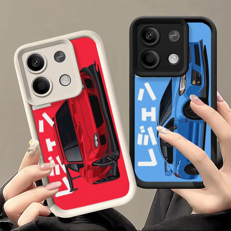 Phone Case for Xiaomi Redmi Note 15 14 13 Pro Plus JDM Tokyo Drift Sports Car Shell 12S 11 11S 11T 5G 14S Soft Silicone Funda