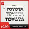 For Toyota 2026 Hot Hub Caps 3D black Silver Car Trunk Tail Sticker Emblem Badge Decals Decoration For Toyota Corolla Camry Yari