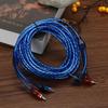 Car Audio Amplifier Cable 2 RCA to 2 RCA Plug Car Modified Audio Cable Automotive Electronics Accessories