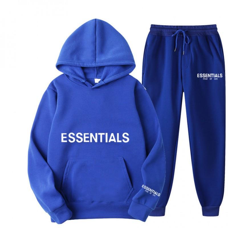 Мужской спортивный костюм с капюшоном и флисовой подкладкой, matching jogger pants set, спортивный повседневный наряд, осень
