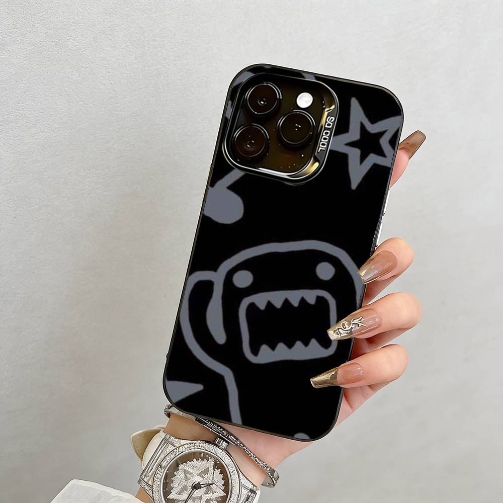D-Domo-kun Япония Чехол для телефона Для iPhone 17,16,15,14,13,12,11 Plus,Pro Max,XS,Красочный Серебряный Чехол для телефона Funda Cover