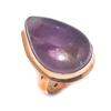 Аметриновое кольцо ручной работы из меди, размер 7 l0v04