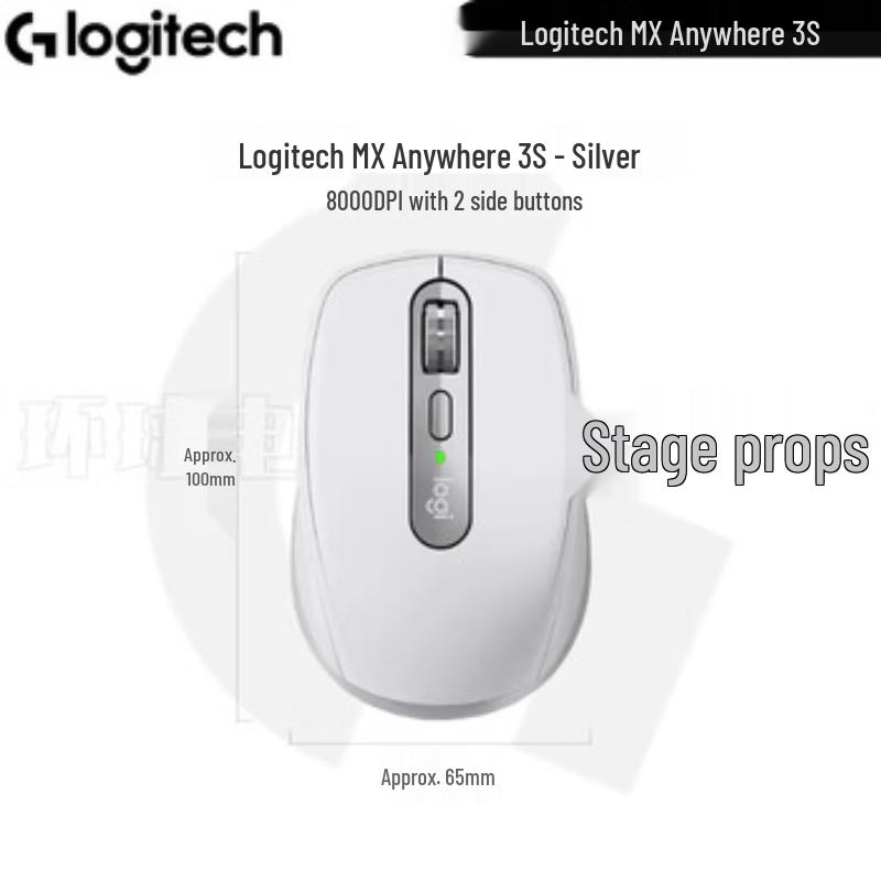 Logitech Беспроводная Bluetooth-мышь MX Anywhere 3S