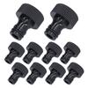 10Pcs 15mm Thread Adapter Plastic Sealable Durable Hose Connector for Courtyard GardenG3/4 Female