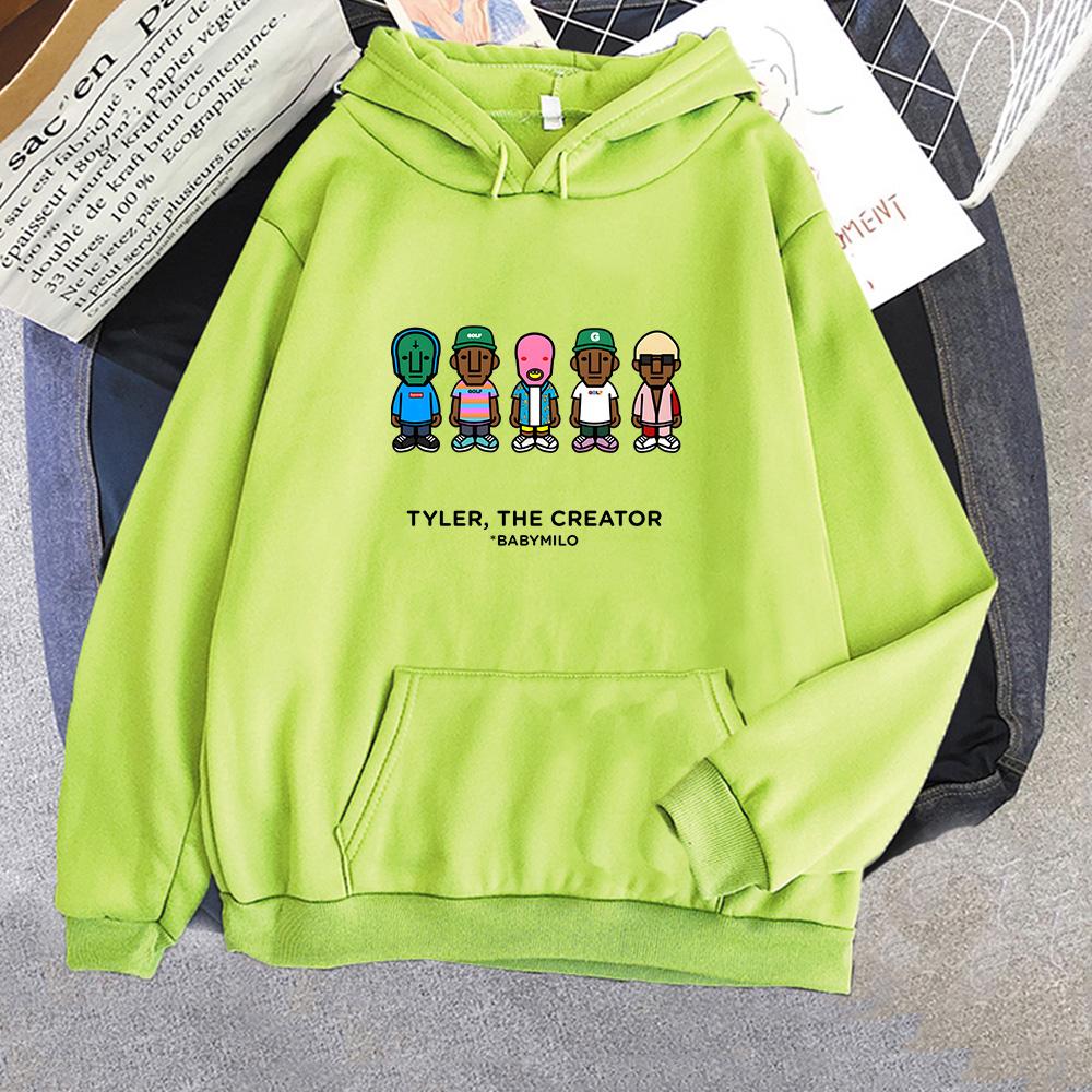 Tylerr The Creator Hip Hop Rapper Vintage Hoodies Men Sweatshirts New Loose and Comfortable Pullovers Y2k Streetwear