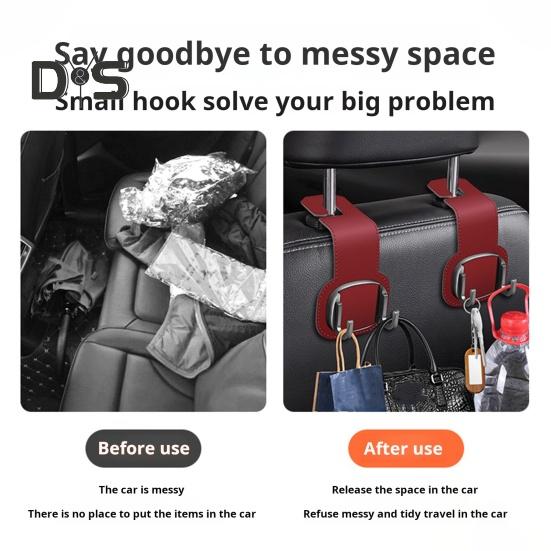 1/2шт автомобильные крючки для спинки сиденья прочные несущие универсальные простые в установке крючки для подголовника салона автомобиля