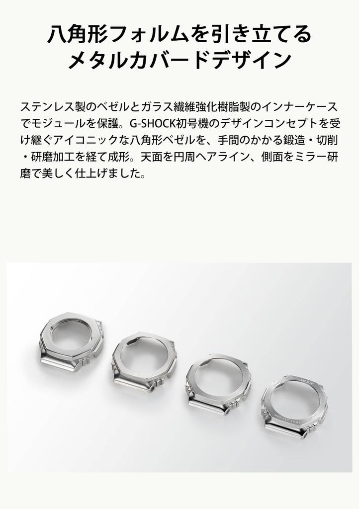 Часы Casio Белые с Прочными и Материалами G-Shock GBM-2100B-7AJF Мужские Bluetooth, Солнечные, Экологичные