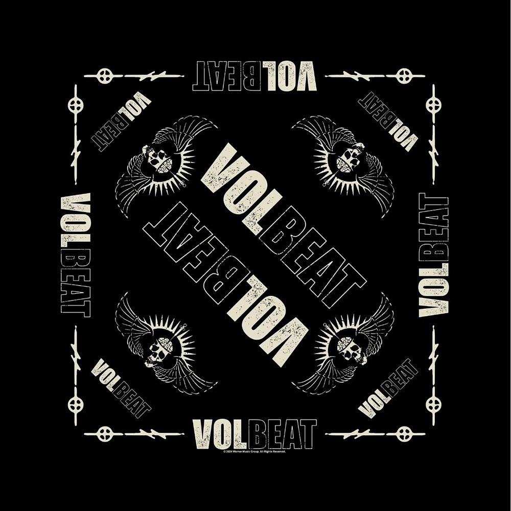 Хлопковая бандана с логотипом Volbeat