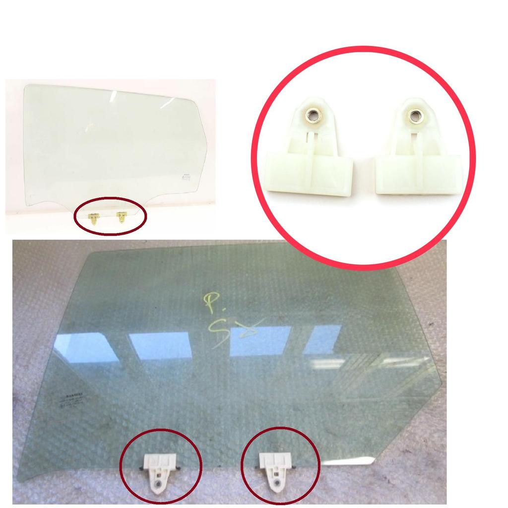 BWR5051 Window Glass Holder Sash Clips Rear for Renault Megane 3 Fluence Nissan Qashqai J10; Front Note E11 Micra K12 Pathfinder