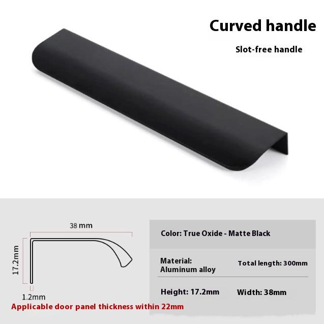 Металлические скрытые ручки для ящиков, современная мебельная фурнитура для шкафов и ящиков, 8 см - 50 см