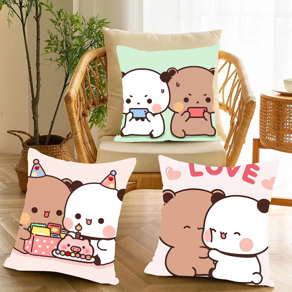 Cartoon Bubu Dudu Cute Pillow Case Office Cushions Suitable For Sofa Car Bedroom Decorative Cushion Cover