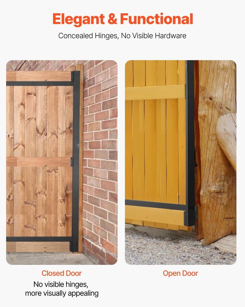 Gate Building Kit Fits 36 to 60 in Wide Openings 6 to 7 ft High Fence