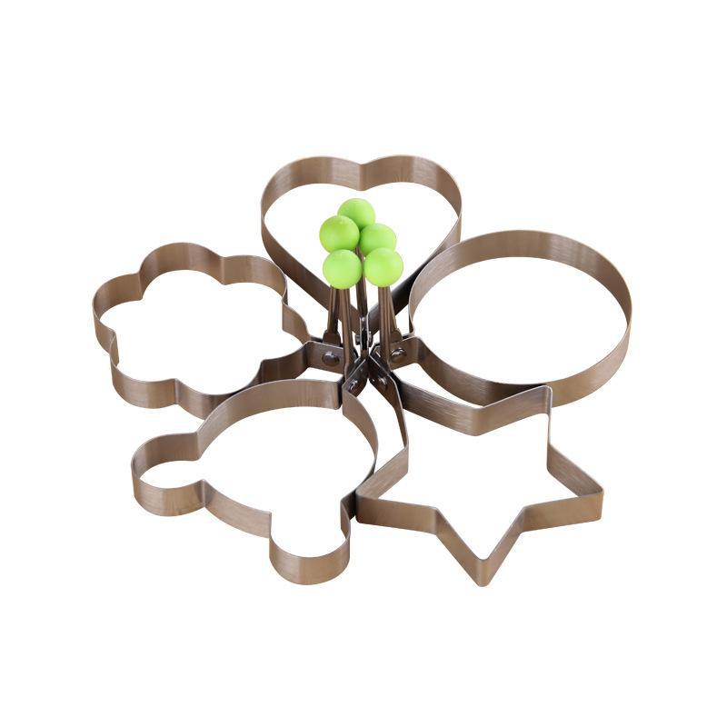 Формы для приготовления омлета и яиц на пару из нержавеющей стали в форме сердца