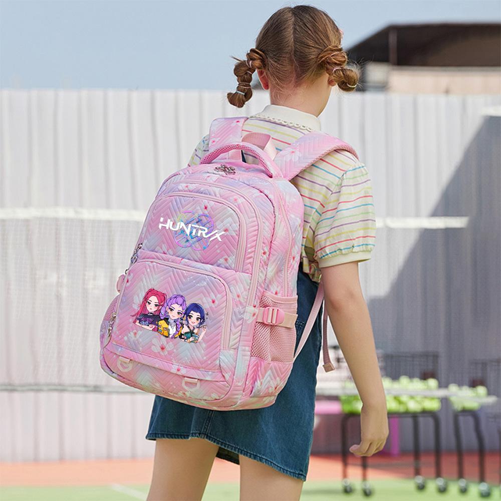Мультяшный рюкзак с принтом K-Pop, студенческий подростковый рюкзак для мальчика, девочки, школьная сумка, детский подарок, женская водонепроницаемая дорожная сумка большой вместимости, Mochila