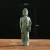 Oriental Culture Sandstone Buddha Green Sandstone Buddhist Ornament Tea Pet   Restaurant