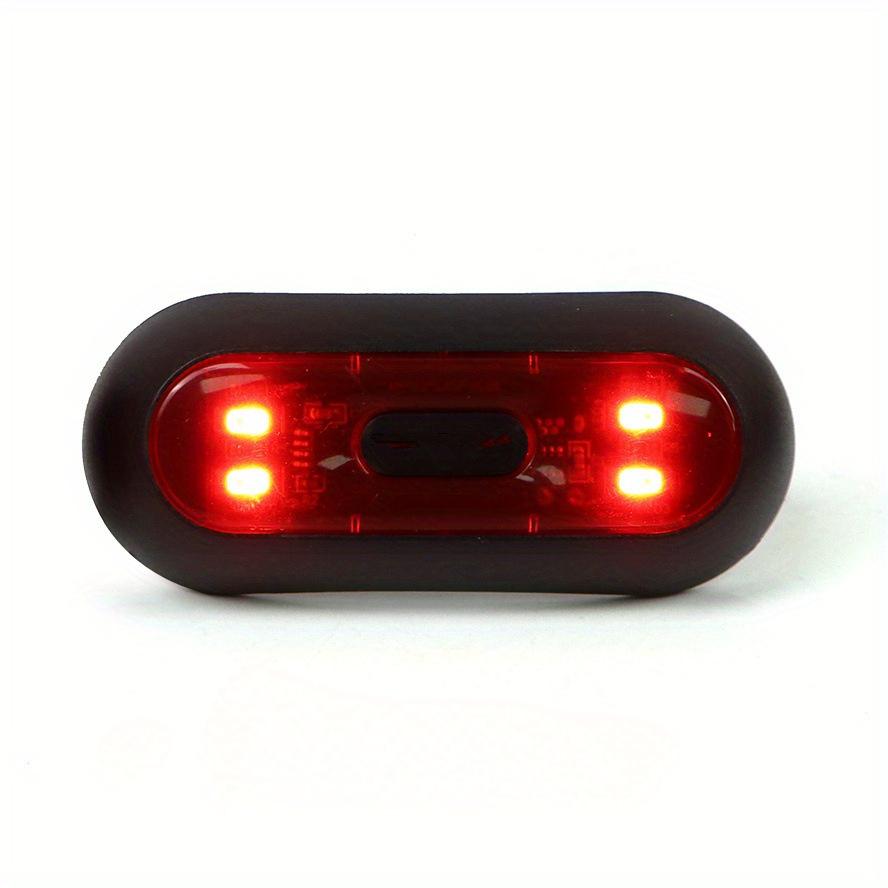 Мотоциклетный шлем светодиодный сигнальный светильник USB зарядка для велосипеда ночной сигнал безопасности задний фонарь водонепроницаемый шлем для верховой езды вспышка F