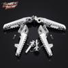 Front Rear Foot Pegs Rest Pedal for HONDA CB1000R CBR 600 F4I 1000 RR 900 600RR CBR1000RR 2007 Accessories Motorcycle