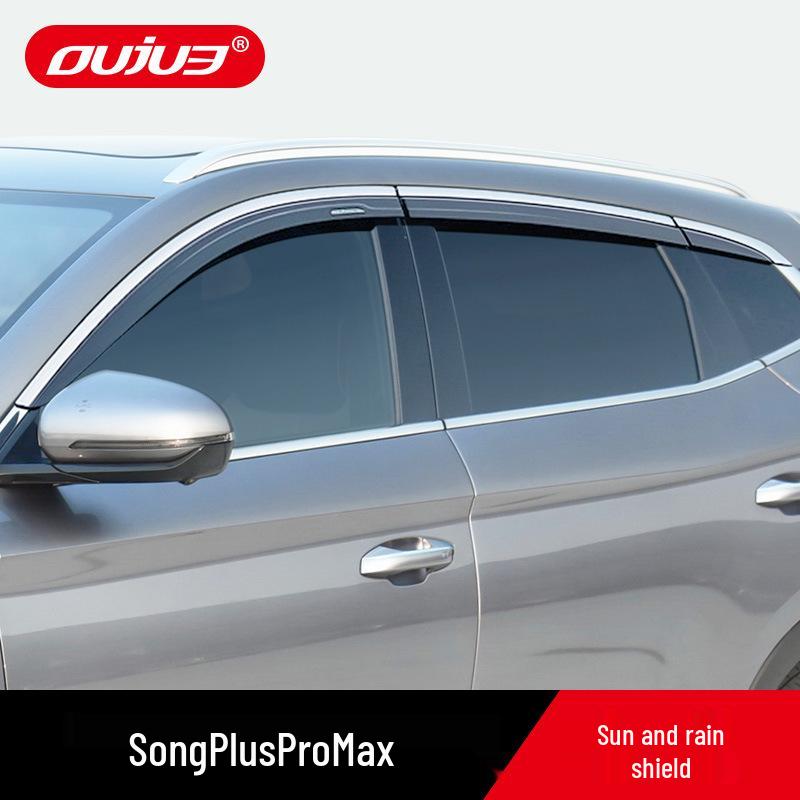 Electroplated Rain Guards for BYD Song Pro/PLUS/MAX DMI Window Eyebrows