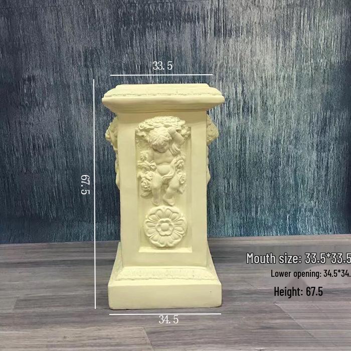 Свадебная золотая римская колонна подставка для цветов – Европейская полосатая трофейная стекловолоконная декорация