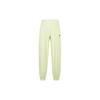 Embroidered Logo Woven Nine-Point Knitted Sports Pants Women Pants Ice-Green Yellow DD5049-303
